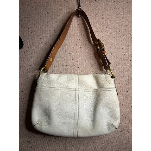 Vintage Coach SoHo Buckle Bag Cream Brown Y2K - Picture 7 of 16